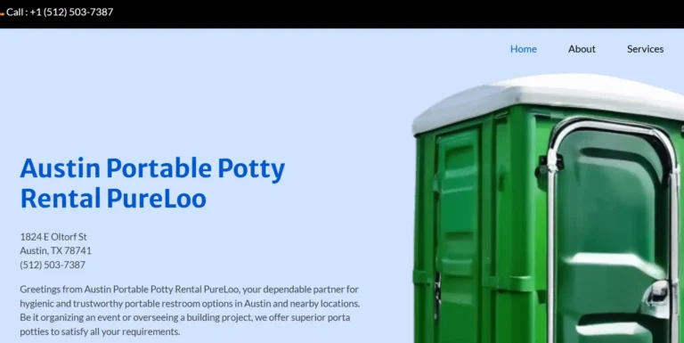 Table and chair rental portable toilet Austin 12 1 768x385