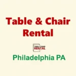 Table and chair rental philadelphia pa